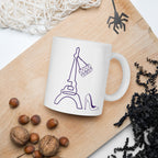 tsgabrielle® • Paris - La Tour Eiffel • Glänzende Tasse • ​​Weiß • Keramik • 325 ml