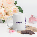 tsgabrielle® • Paris – Kathedrale Notre-Dame • Glänzende Tasse • ​​Weiß • Keramik • 3 Größen