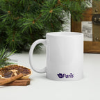 tsgabrielle® • Paris - La Tour Eiffel • Glänzende Tasse • ​​Weiß • Keramik • 325 ml