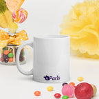 tsgabrielle® • Paris - La Tour Eiffel • Glänzende Tasse • ​​Weiß • Keramik • 325 ml