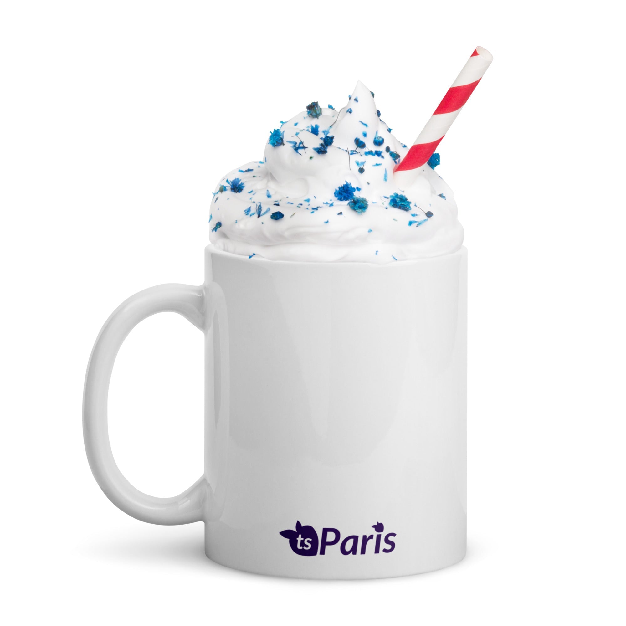 tsgabrielle® • Paris - La Tour Eiffel • Glänzende Tasse • ​​Weiß • Keramik • 325 ml
