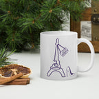 tsgabrielle® • Paris - La Tour Eiffel • Glänzende Tasse • ​​Weiß • Keramik • 325 ml