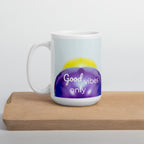 tsgabrielle® • Good Vibes Only • Glänzende Tasse • ​​Schwarz • Keramik • 3 Größen