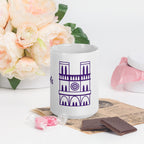 tsgabrielle® • Paris – Kathedrale Notre-Dame • Glänzende Tasse • ​​Weiß • Keramik • 3 Größen