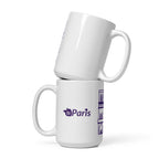 tsgabrielle® • Paris – Kathedrale Notre-Dame • Glänzende Tasse • ​​Weiß • Keramik • 3 Größen