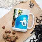 tsgabrielle® • Good Vibes Only • Glänzende Tasse • ​​Schwarz • Keramik • 3 Größen
