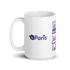 tsgabrielle® • Paris – Kathedrale Notre-Dame • Glänzende Tasse • ​​Weiß • Keramik • 3 Größen