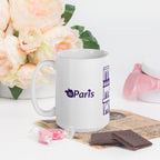 tsgabrielle® • Paris – Kathedrale Notre-Dame • Glänzende Tasse • ​​Weiß • Keramik • 3 Größen