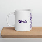 tsgabrielle® • Paris – Kathedrale Notre-Dame • Glänzende Tasse • ​​Weiß • Keramik • 3 Größen