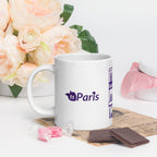 tsgabrielle® • Paris – Kathedrale Notre-Dame • Glänzende Tasse • ​​Weiß • Keramik • 3 Größen