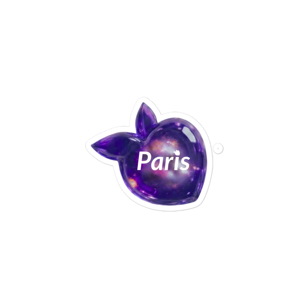 tsgabrielle® • Paris • Aufkleber • Blasenfrei • Eine Größe