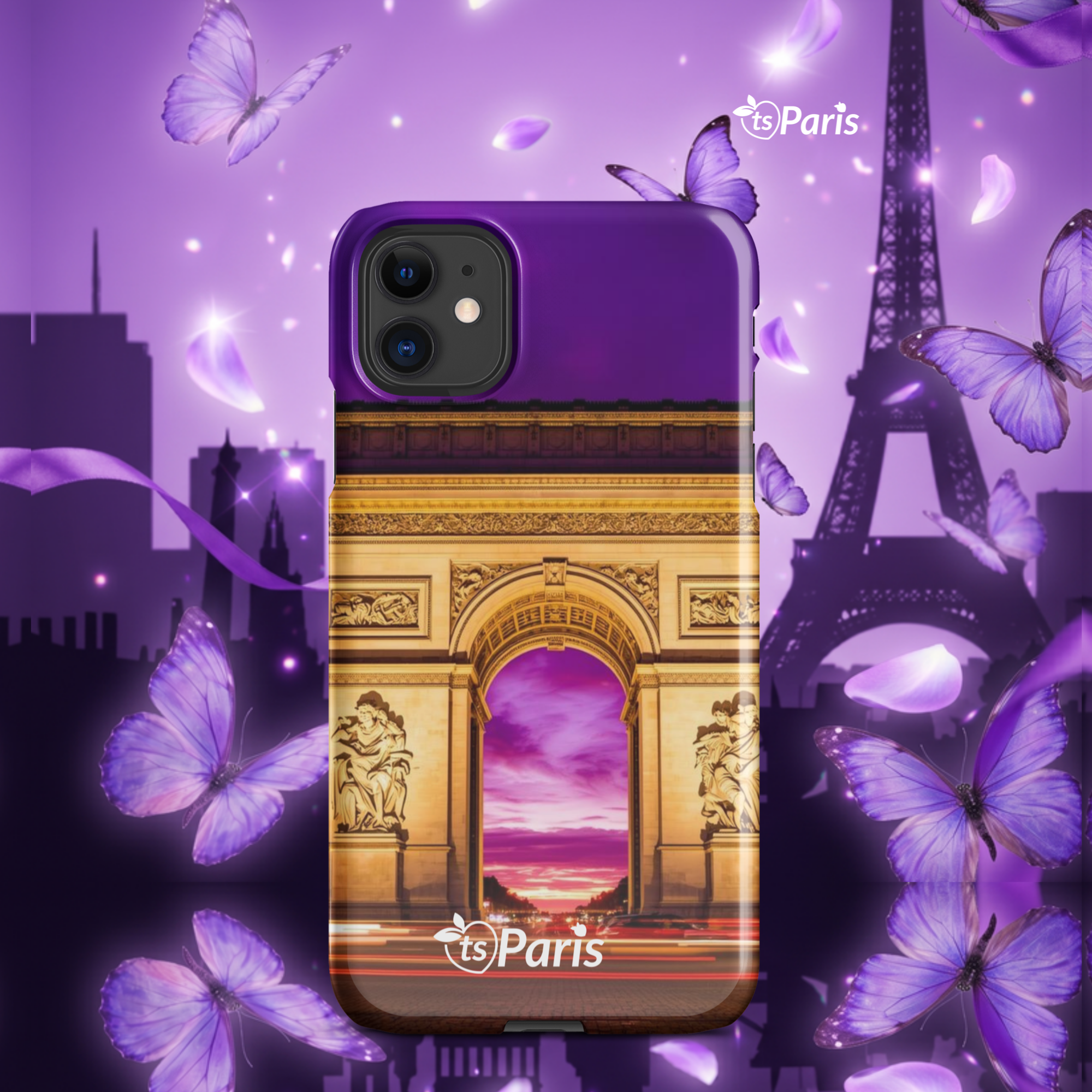 tsgabrielle® • Paris - Arc de Triomphe • Snap Case kompatibel mit iPhone® • Neueste Modelle - View 3