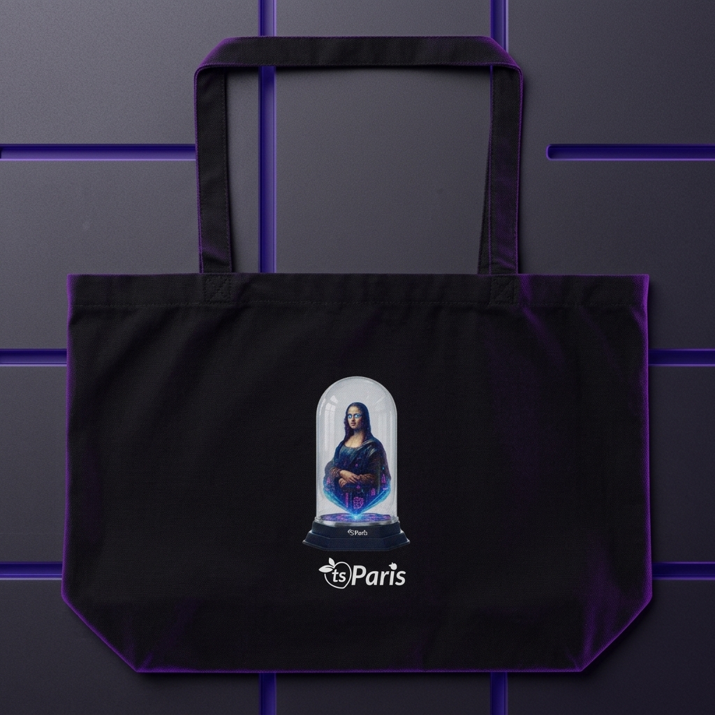 tsgabrielle® • Paris - Da Vinci • Large Tote Bag • Schwarz • Cotton Organic - View 11