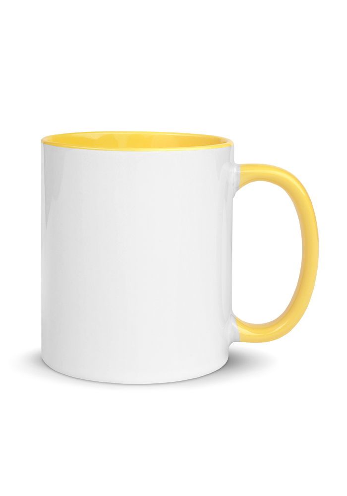 tsgabrielle® • White Mug with Color Inside • Yellow • 11 oz - View 9