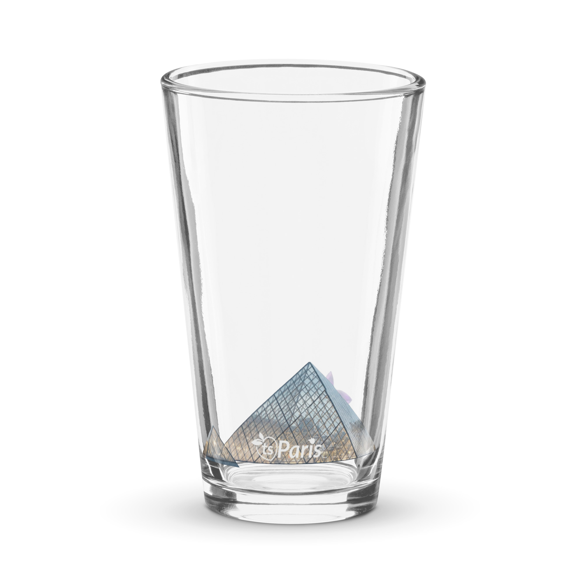 tsgabrielle® • Paris - Die Glaspyramide des Louvre • Shaker-Pint-Glas • 16 oz