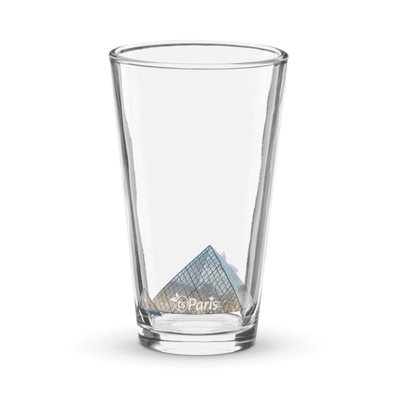 tsgabrielle® • Paris - Die Glaspyramide des Louvre • Shaker-Pint-Glas • 16 oz