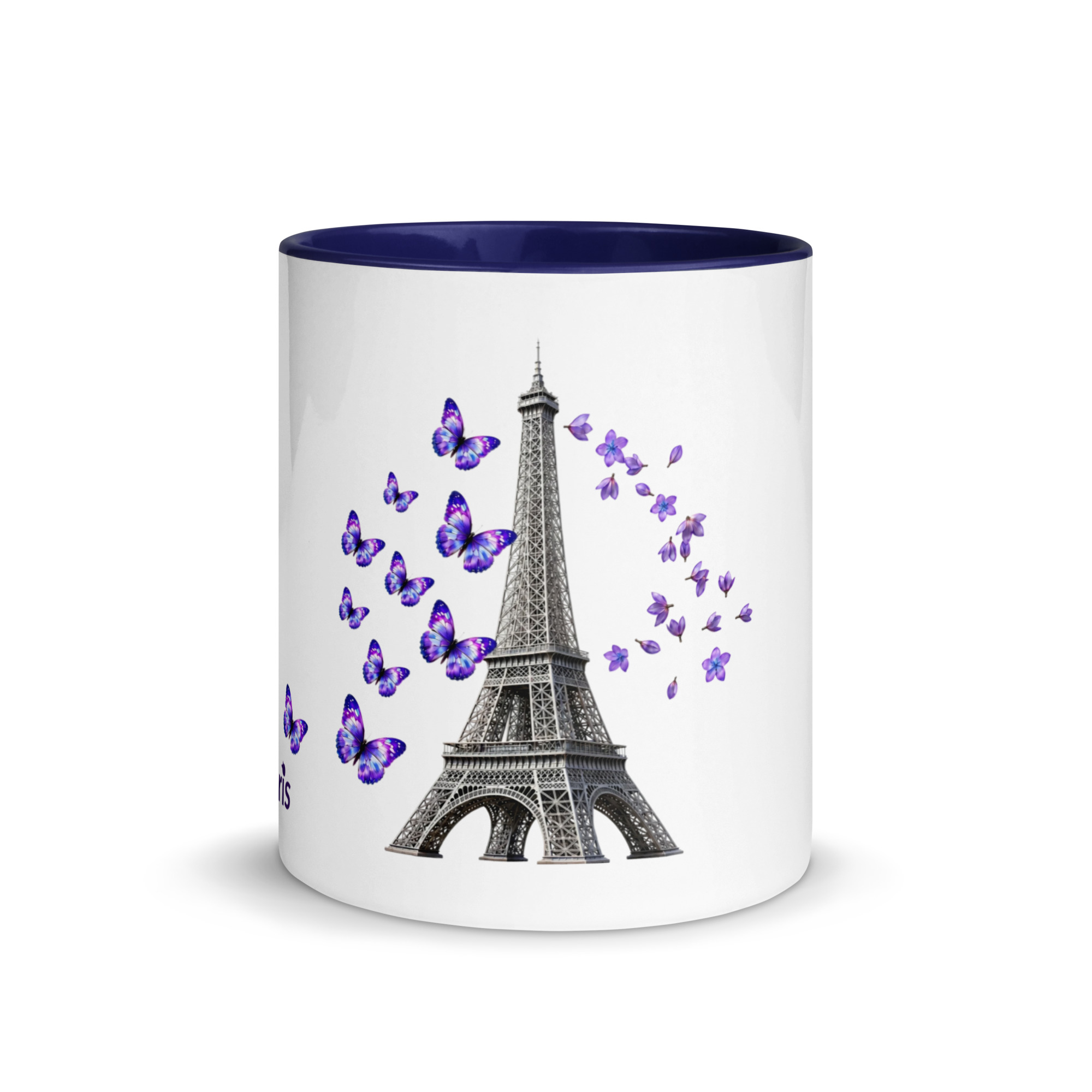 tsgabrielle® • Paris - La Tour Eiffel • Becher mit farbigem Innenleben • Keramik • 11 oz