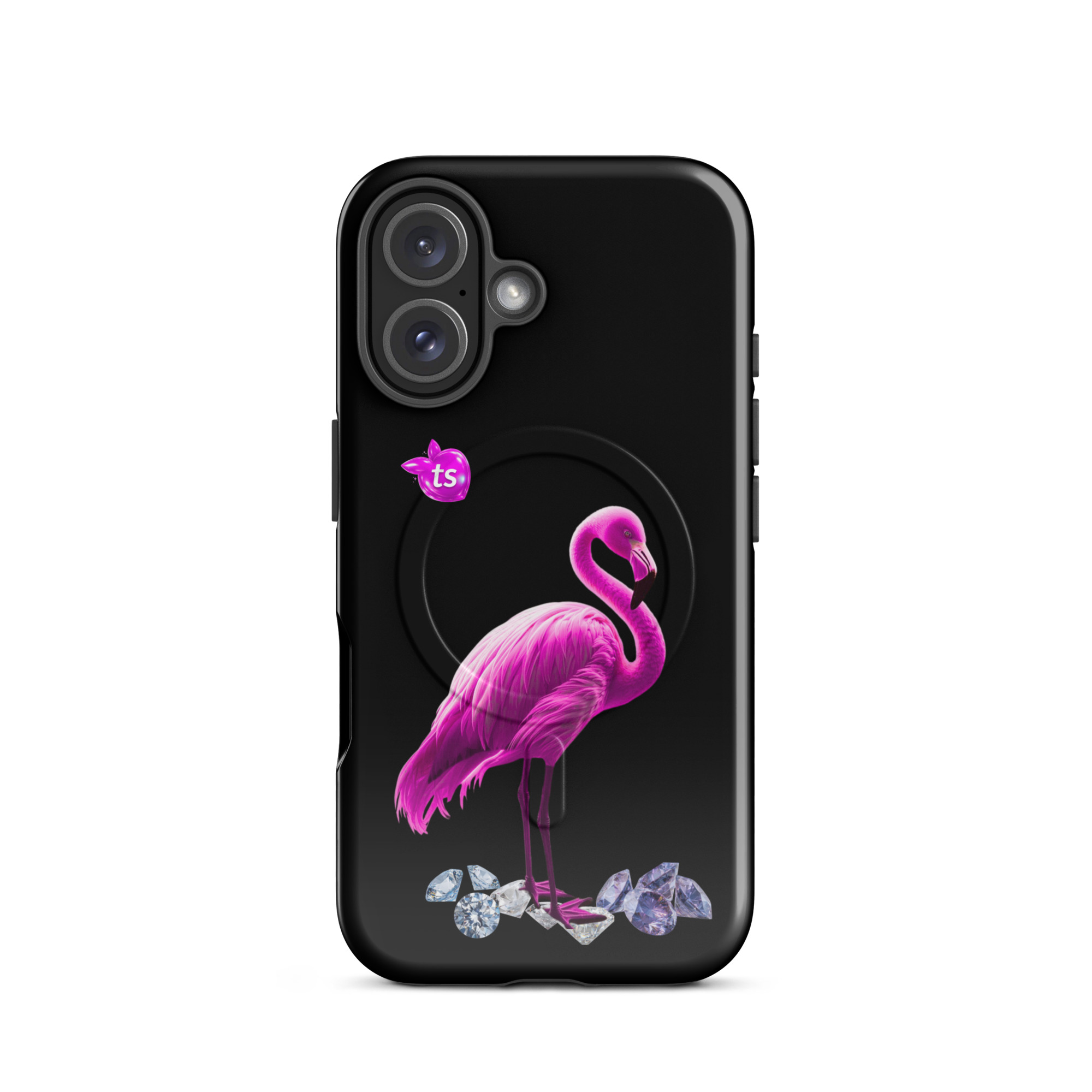 tsgabrielle® • Flamant Rose • Tough Case Compatible with iPhone® • MagSafe® • Latest Models