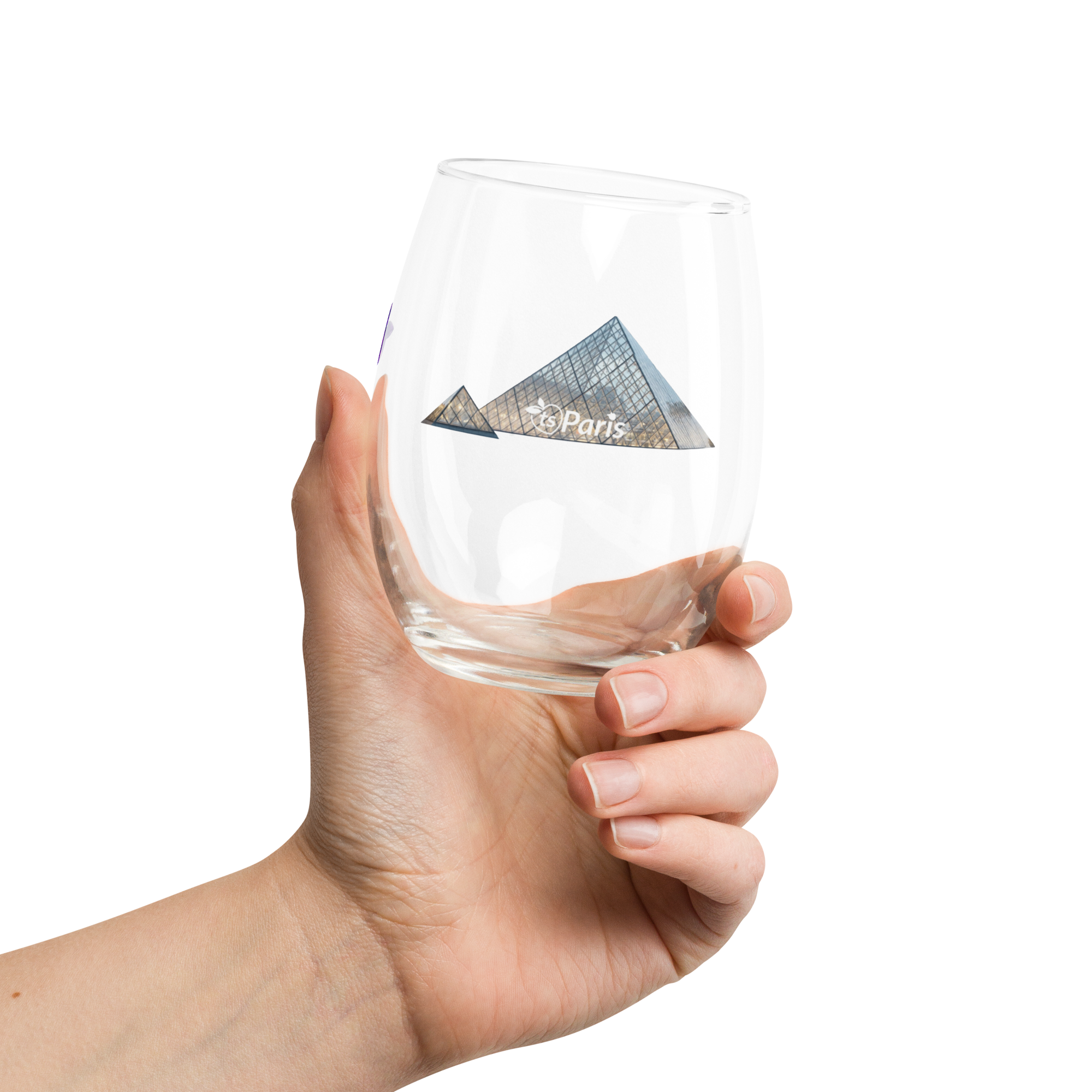 tsgabrielle® • Paris – Die Glaspyramide des Louvre • Stieloses Weinglas • 15 oz - View 11