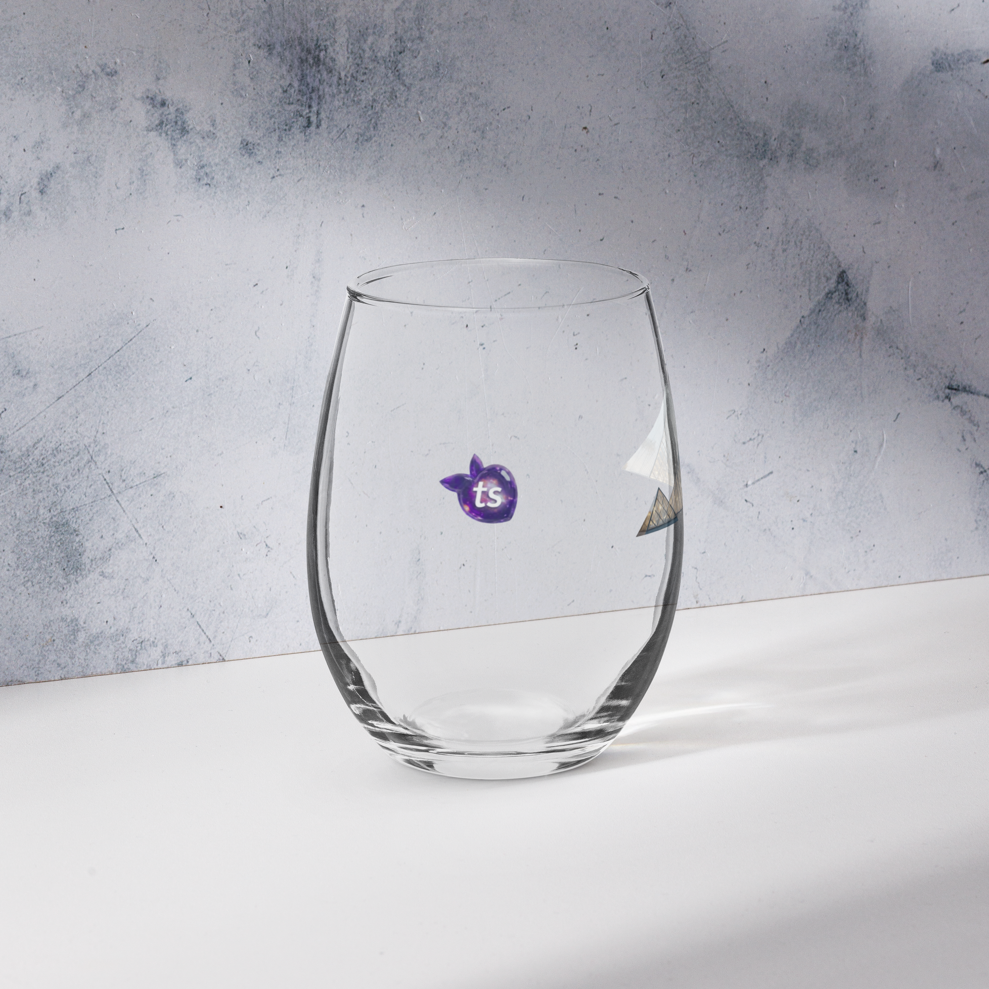 tsgabrielle® • Paris – Die Glaspyramide des Louvre • Stieloses Weinglas • 15 oz - View 14