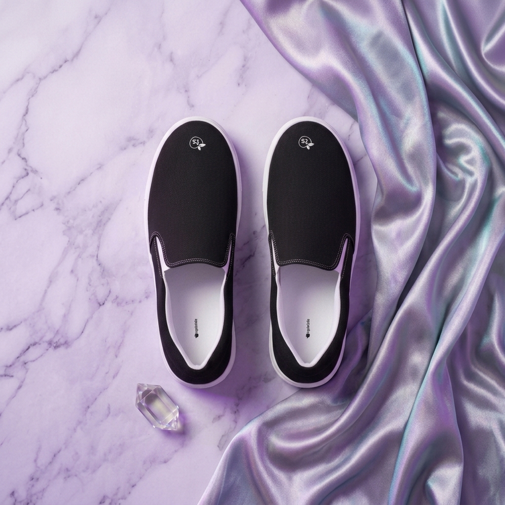 tsgabrielle® • Für Ihn • Slip-On Canvas Schuhe • Schwarz - View 4