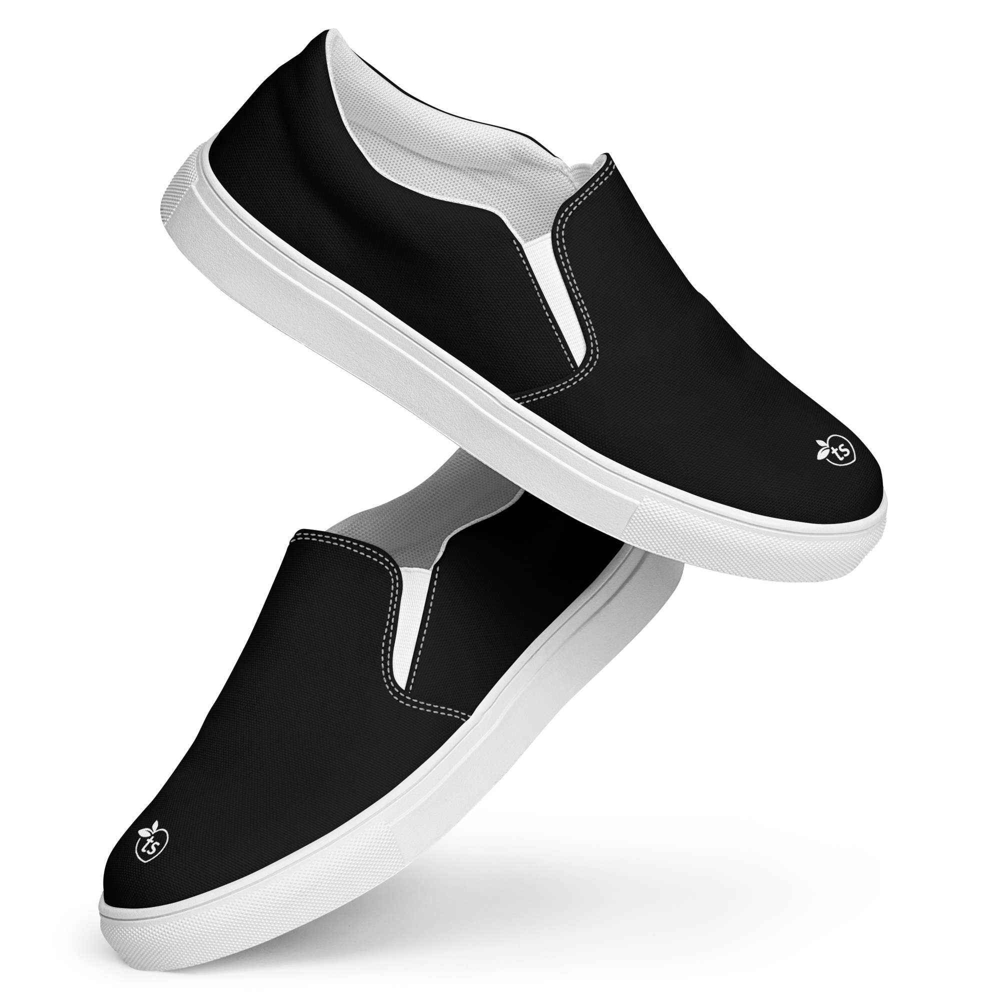 tsgabrielle® • Für Ihn • Slip-On Canvas Schuhe • Schwarz - View 8