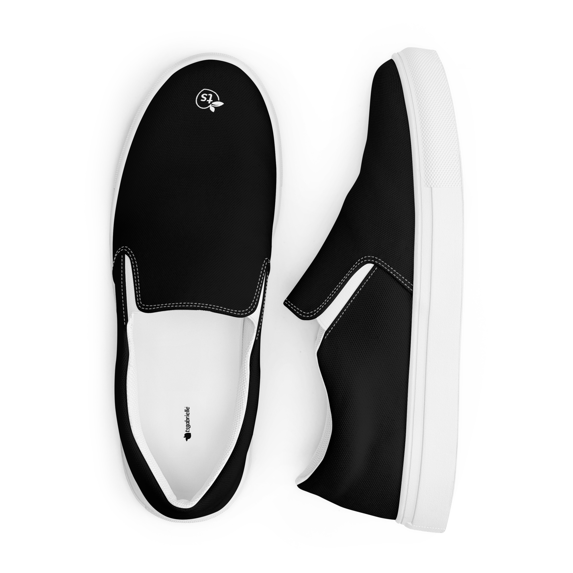 tsgabrielle® • Für Ihn • Slip-On Canvas Schuhe • Schwarz - View 11