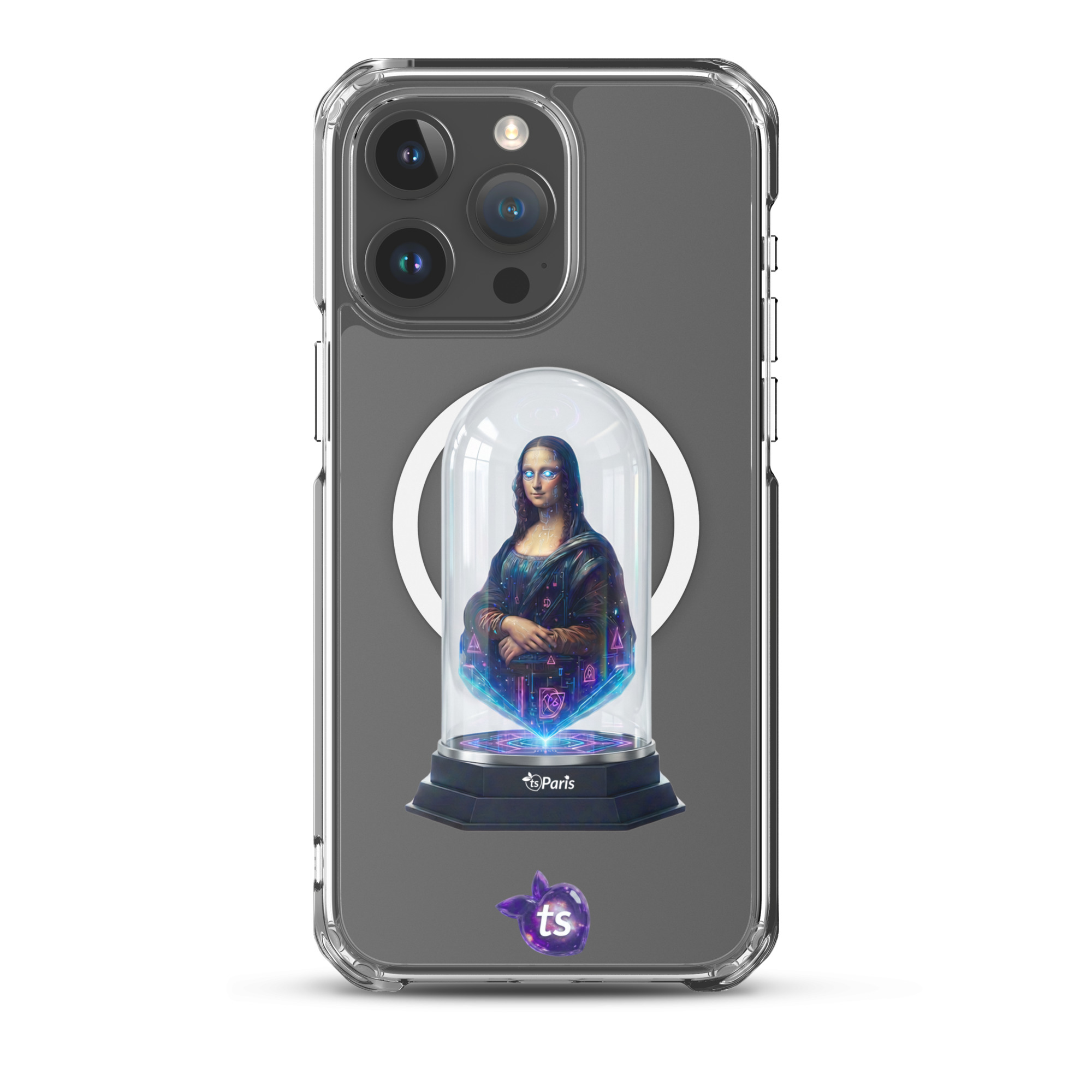 tsgabrielle® • Paris - Da Vinci • Case kompatibel mit iPhone® • Clear • MagSafe® • neueste Modelle