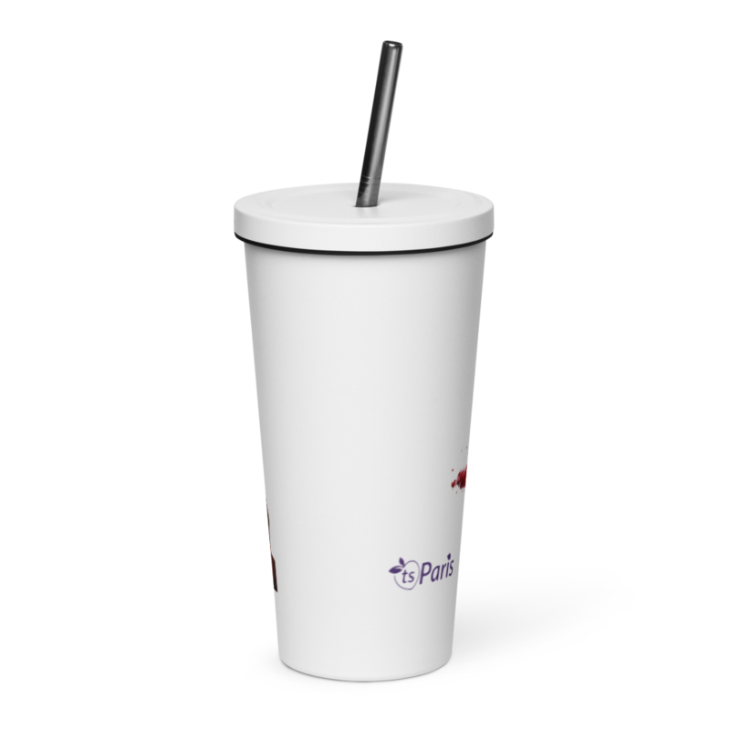 tsgabrielle® • Paris - Napoleon Bonaparte • Thermobecher • Edelstahl • Weiß • 590 ml • Der Französische Trans-Touch