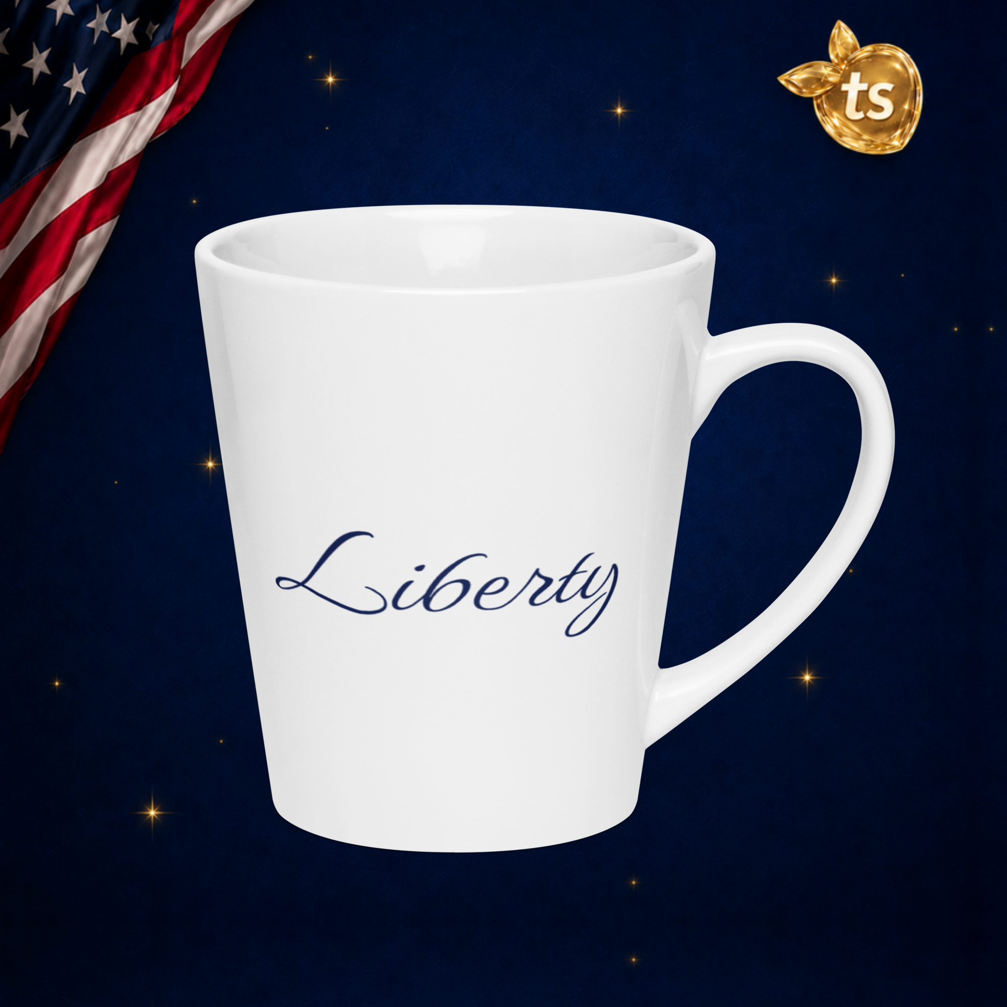 tsgabrielle® • Liberty • Latte-Tasse • Weiß • 340 ml