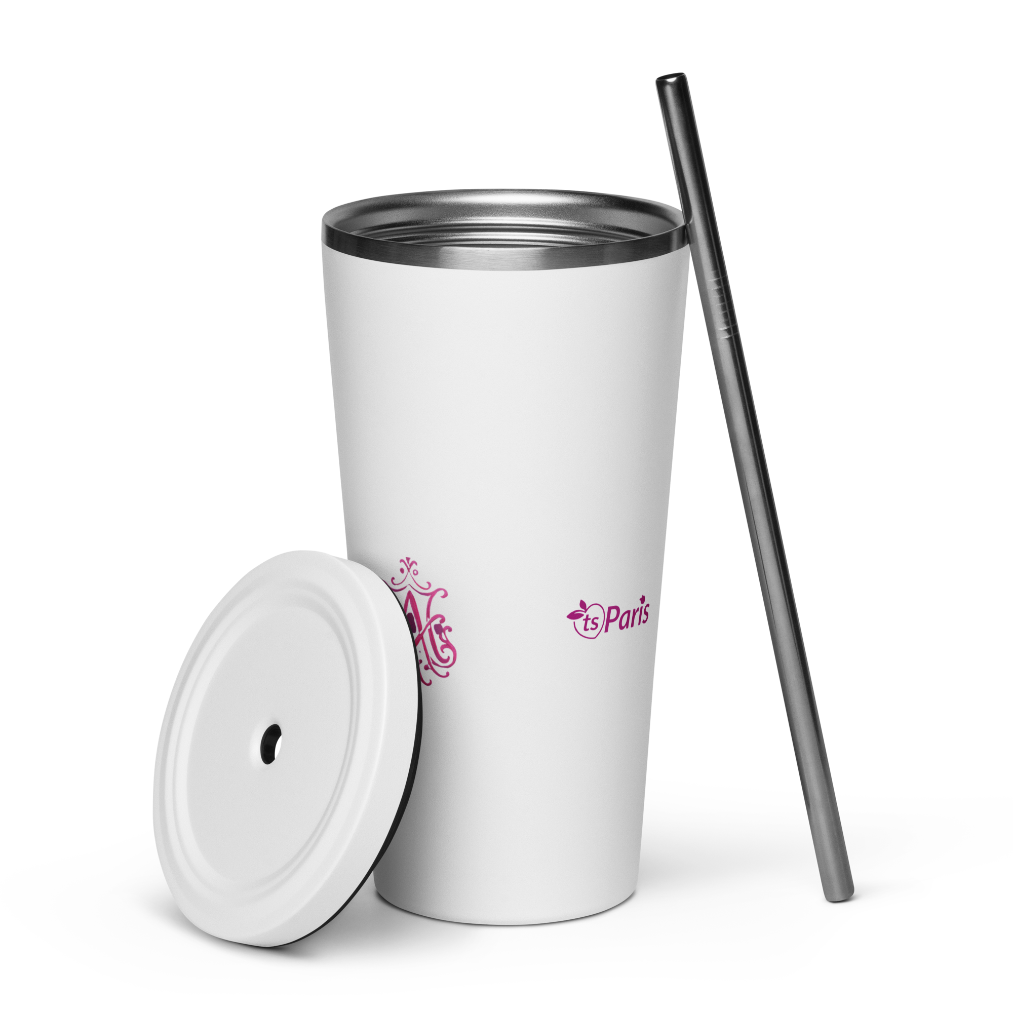tsgabrielle® • Paris - Marie Antoinette • Tumbler • Edelstahl • Weiß • 20 oz - View 6