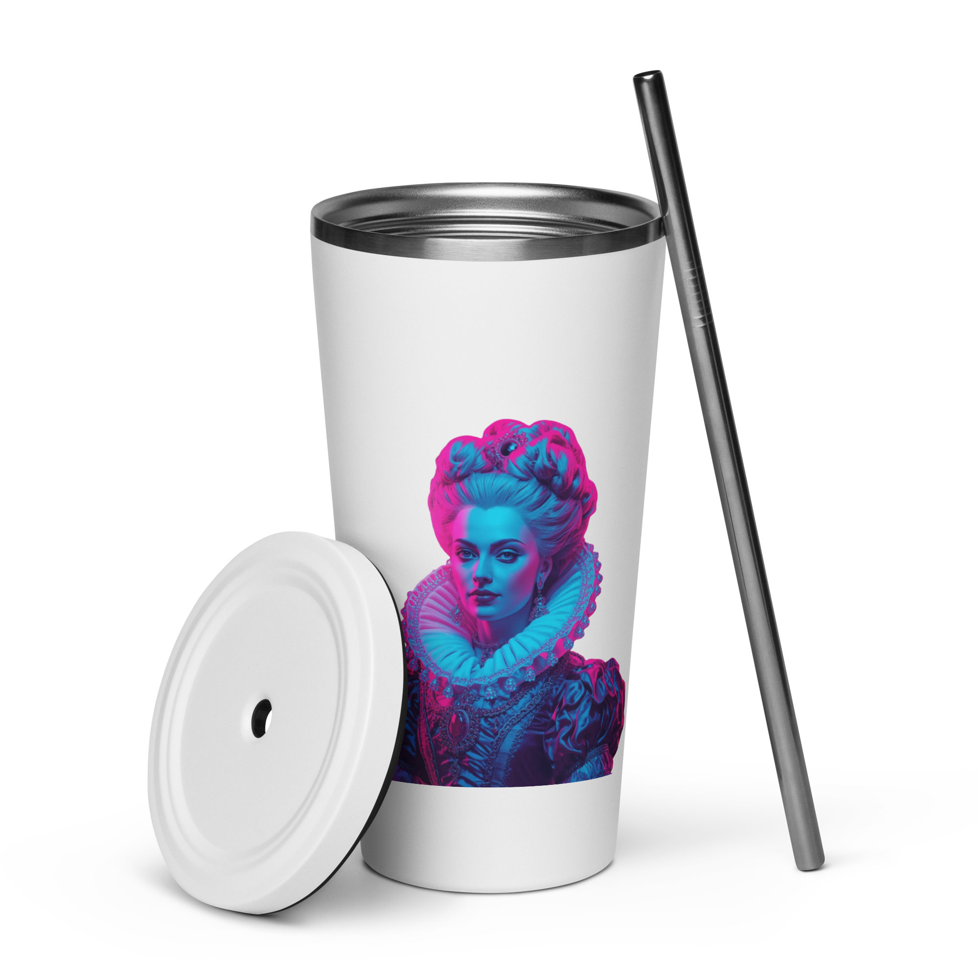 tsgabrielle® • Paris - Marie Antoinette • Tumbler • Edelstahl • Weiß • 20 oz - View 5
