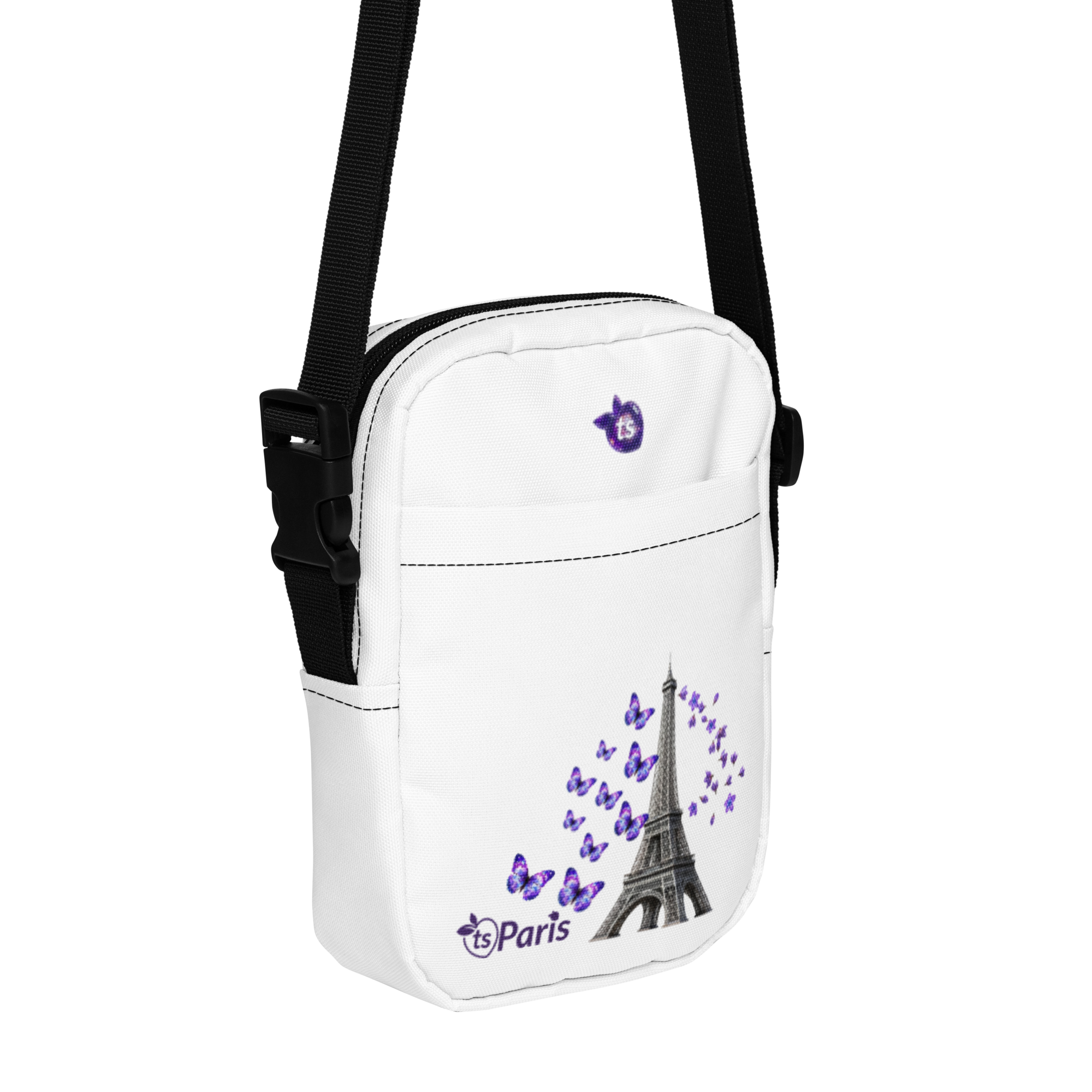 tsgabrielle® • Paris - La Tour Eiffel • Utility Crossbody Bag • Weiß - View 10