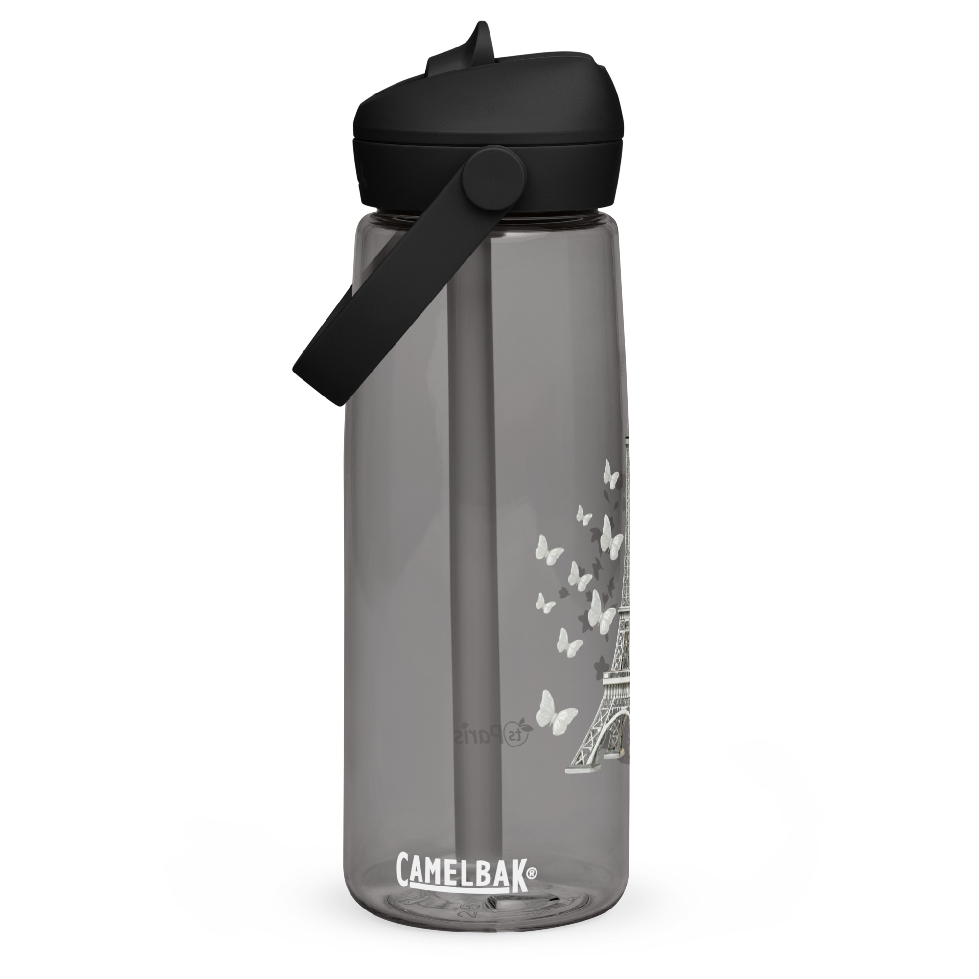 CamelBak® Eddy® by tsgabrielle® • Paris - La Tour Eiffel • Sport-Wasserflasche • Flip Straw • 3 Farben • 25 oz