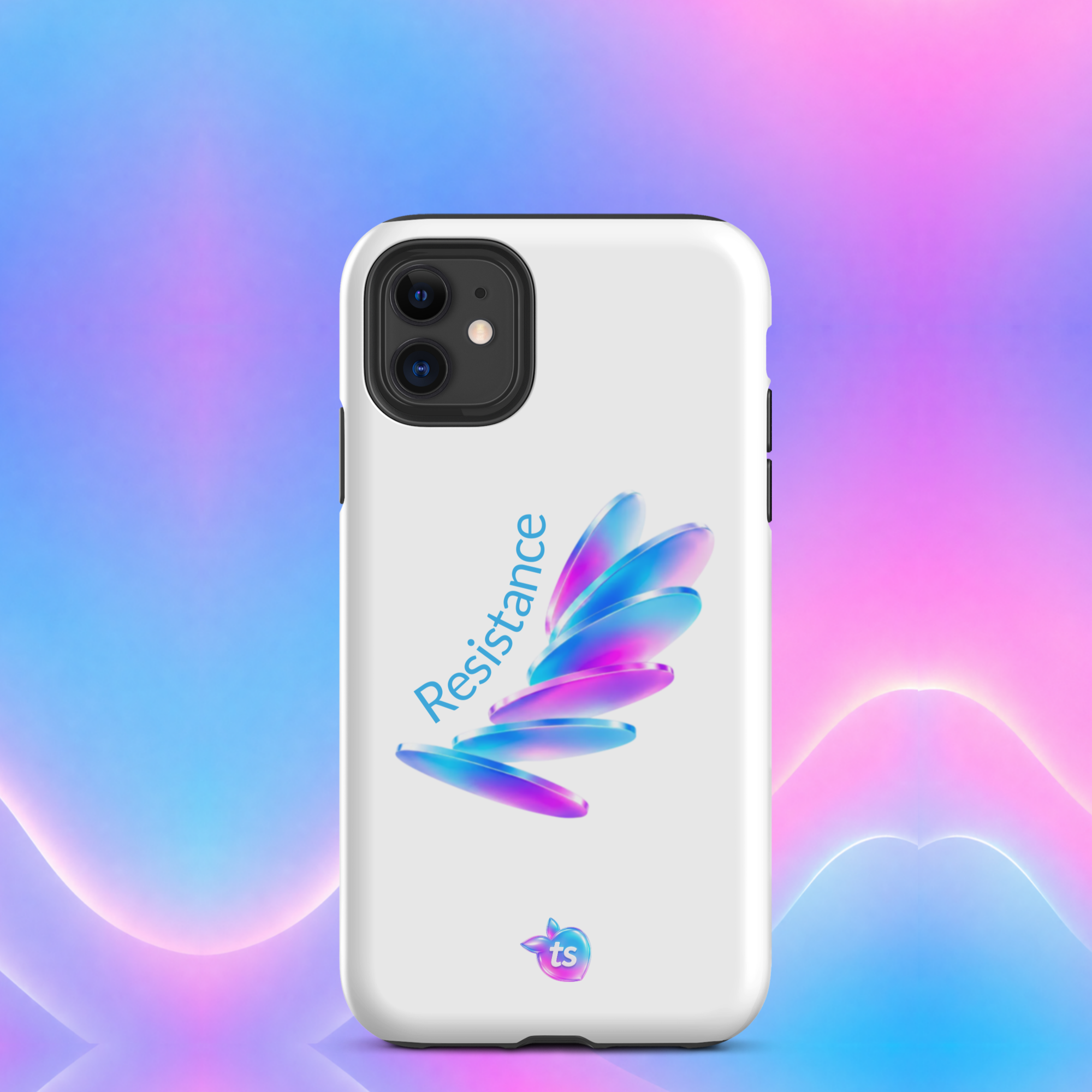 tsgabrielle® • Pride 26 - Resistance • Snap Case Compatible with iPhone® • White • Glossy • Latest Models