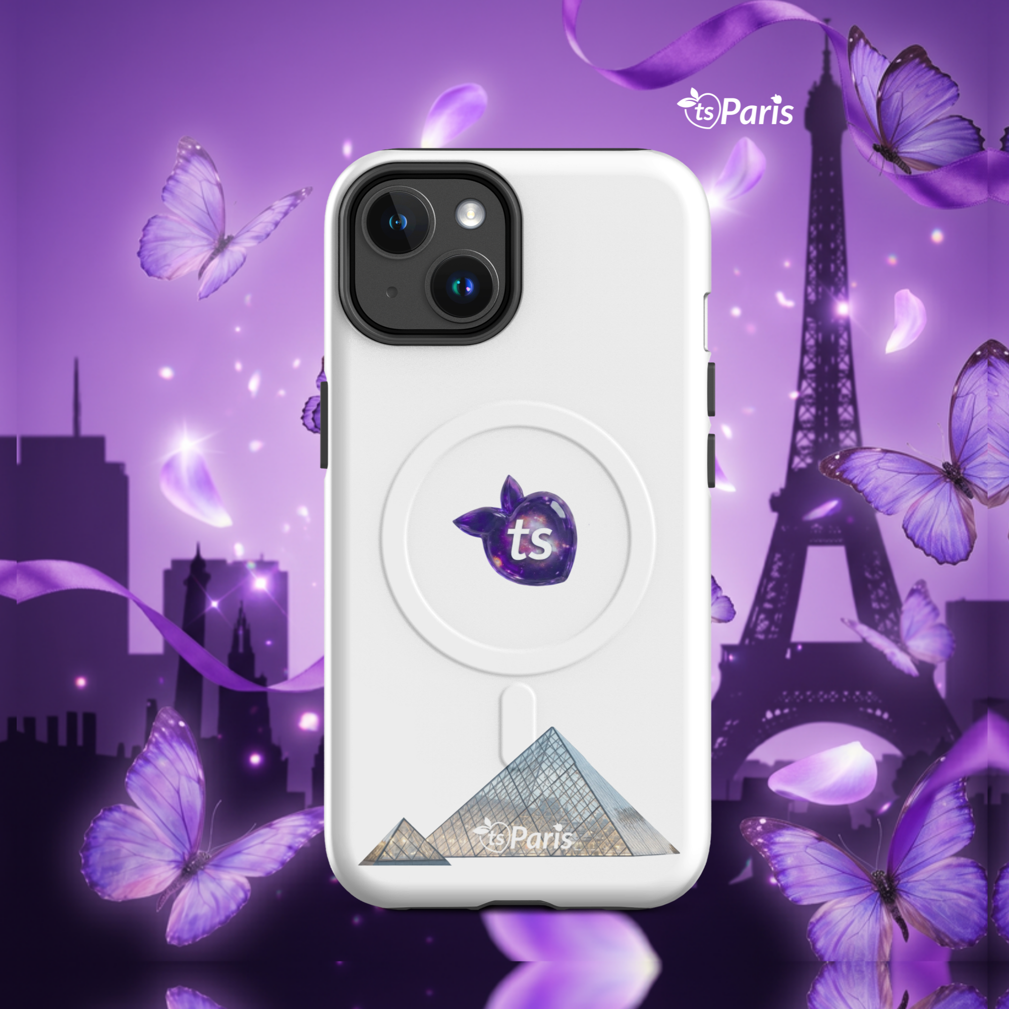 tsgabrielle® • Paris - The Louvre Pyramid • Robuste Hülle • MagSafe® • Compatible with iPhone® • Neueste Modelle - View 4