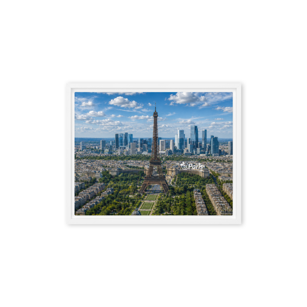 tsgabrielle® • Paris - La Tour Eiffel • gerahmte Leinwand • 11" x 14"