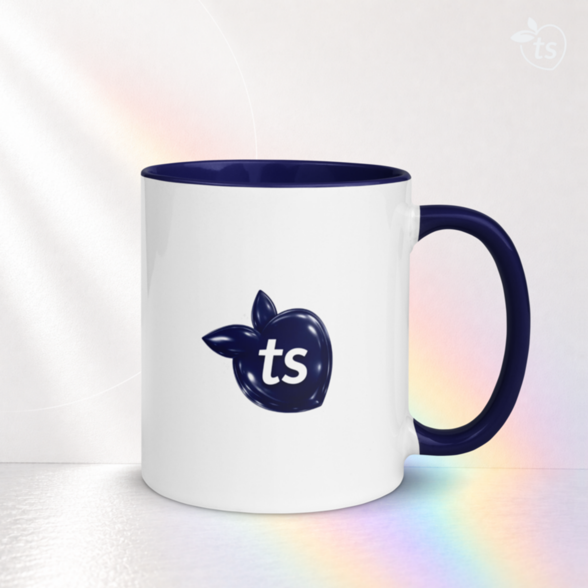 tsgabrielle® • Tasse with Color Dark Blau Inside • Keramik • 11 oz