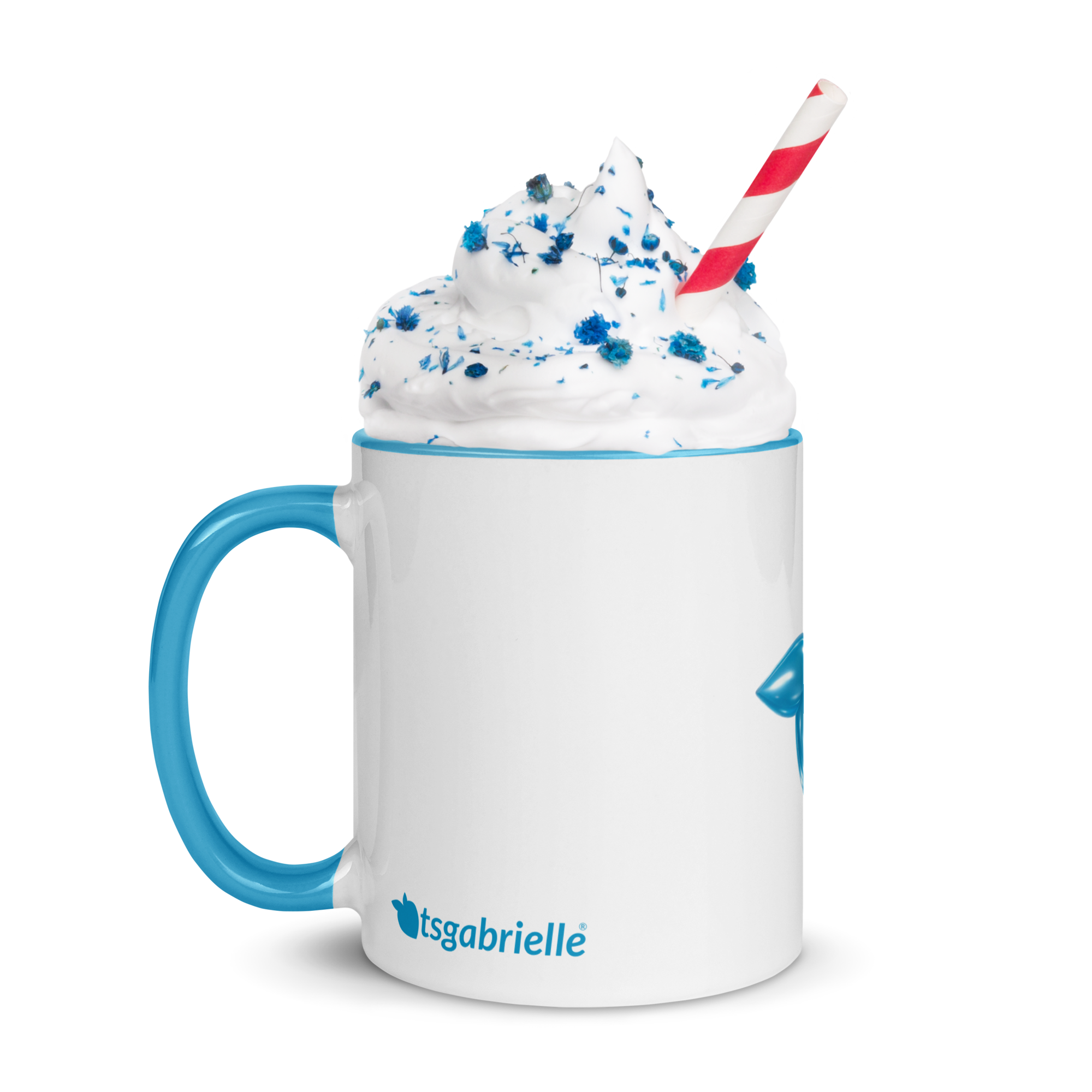 tsgabrielle® • Tasse mit hellblauer Innenseite • Keramik • 2 Größen - View 7